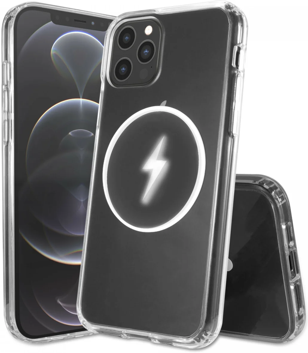 Apple iPhone 12 Pro Max Hoesje Hard Back Cover met MagSafe Transparant afbeelding 9