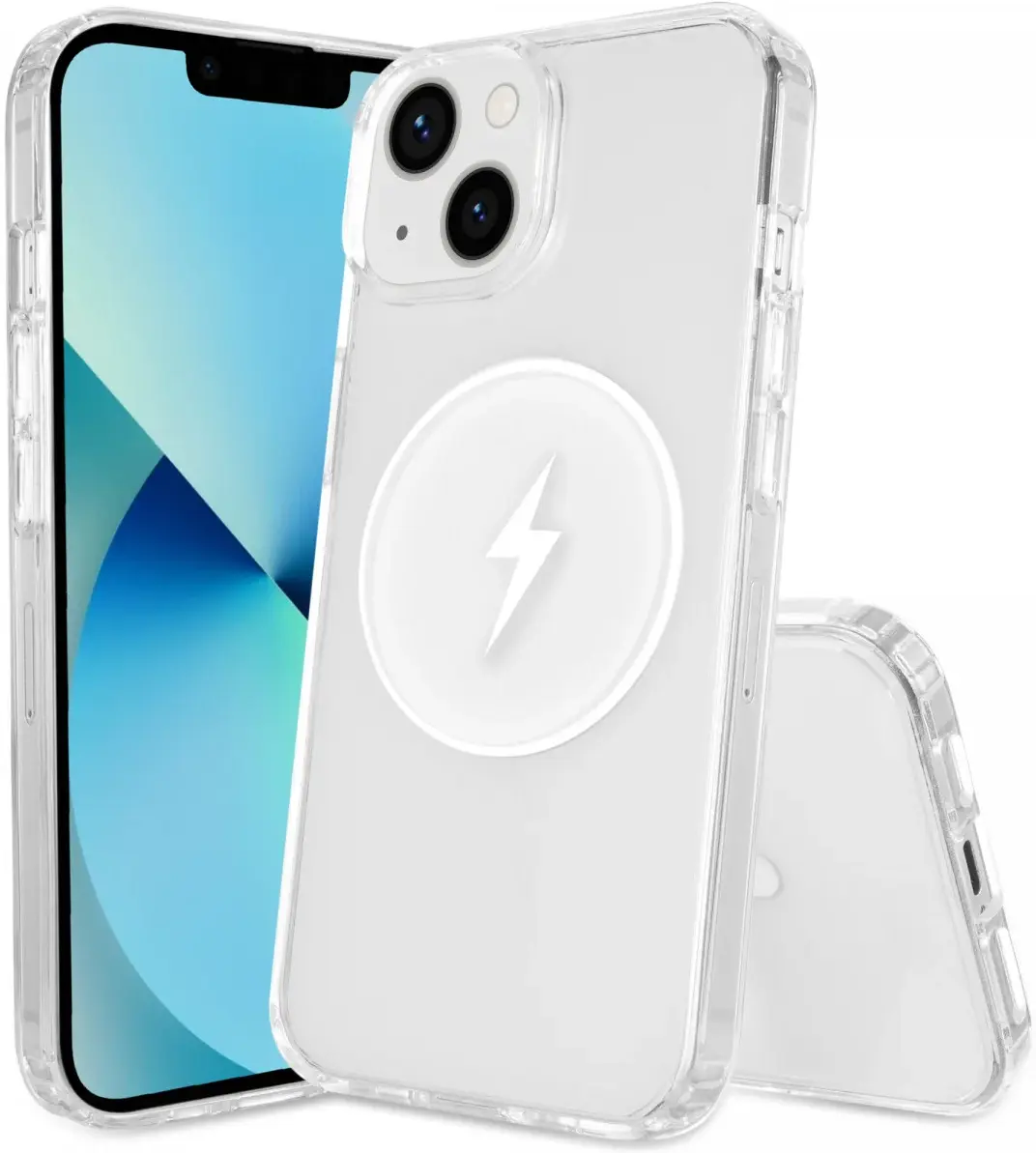 Apple iPhone 13 Hoesje Hard Back Cover met MagSafe Transparant afbeelding 9