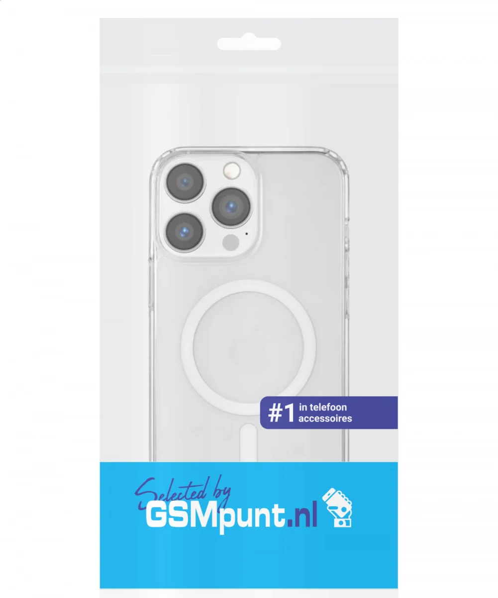 Apple iPhone 13 Pro Hoesje Hard Back Cover met MagSafe Transparant afbeelding 10