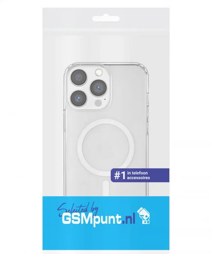 Apple iPhone 13 Pro Hoesje Hard Back Cover met MagSafe Transparant afbeelding 10