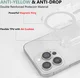 Apple iPhone 13 Pro Max Hoesje Hard Back Cover met MagSafe Transparant afbeelding 7