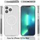 Apple iPhone 13 Pro Max Hoesje Hard Back Cover met MagSafe Transparant afbeelding 9