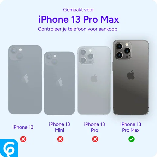 Apple iPhone 13 Pro Max Hoesje Hard Back Cover met MagSafe Transparant afbeelding 2