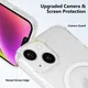 Apple iPhone 14 Hoesje Hard Back Cover met MagSafe Transparant afbeelding 4