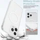 Apple iPhone 14 Pro Hoesje Hard Back Cover met MagSafe Transparant afbeelding 4
