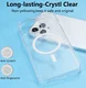 Apple iPhone 14 Pro Hoesje Hard Back Cover met MagSafe Transparant afbeelding 6