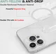 Apple iPhone 14 Pro Hoesje Hard Back Cover met MagSafe Transparant afbeelding 7