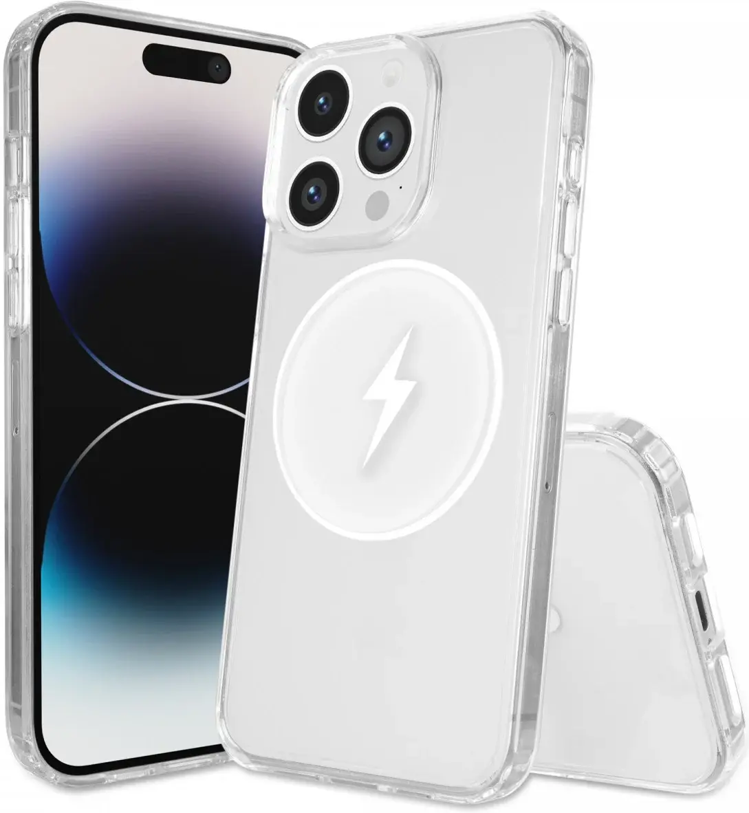 Apple iPhone 14 Pro Hoesje Hard Back Cover met MagSafe Transparant afbeelding 8