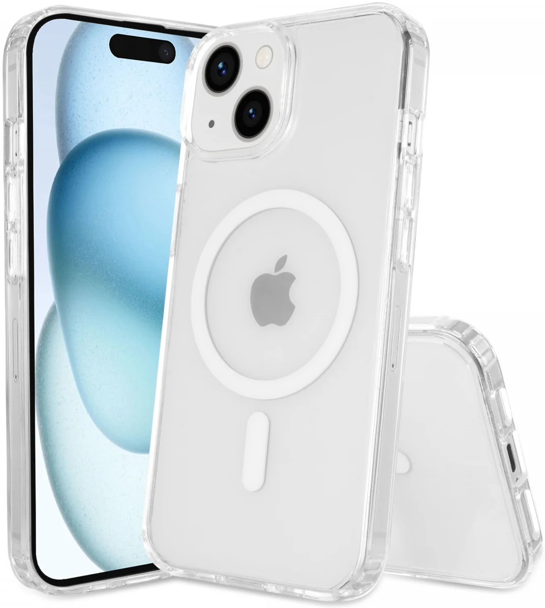 Apple iPhone 15 Hoesje Hard Back Cover met MagSafe Transparant afbeelding 1