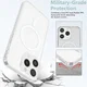 Apple iPhone 15 Pro Max Hoesje Hard Back Cover met MagSafe Transparant afbeelding 5