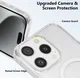 Apple iPhone 15 Pro Max Hoesje Hard Back Cover met MagSafe Transparant afbeelding 6