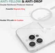 Apple iPhone 15 Pro Max Hoesje Hard Back Cover met MagSafe Transparant afbeelding 9