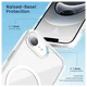 Apple iPhone 17e / 16e Hoesje Hard Back Cover met MagSafe Transparant afbeelding 5