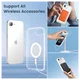 Apple iPhone 17e / 16e Hoesje Hard Back Cover met MagSafe Transparant afbeelding 6