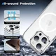 Apple iPhone 16 Pro Max Hoesje Hard Back Cover met MagSafe Transparant afbeelding 5