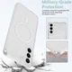 Samsung Galaxy S22 Hoesje Hard Back Cover met MagSafe Transparant afbeelding 4