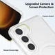 Samsung Galaxy S23 Hoesje Hard Back Cover met MagSafe Transparant afbeelding 6
