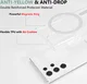 Samsung Galaxy S23 Ultra Hoesje Hard Back Cover met MagSafe Transparant afbeelding 5