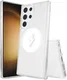 Samsung Galaxy S23 Ultra Hoesje Hard Back Cover met MagSafe Transparant afbeelding 8