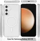 Samsung Galaxy S23 FE Hoesje Hard Back Cover met MagSafe Transparant afbeelding 7