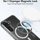 Samsung Galaxy S24 Plus Hoesje Hard Back Cover met MagSafe Transparant afbeelding 2