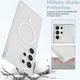 Samsung Galaxy S24 Ultra Hoesje Hard Back Cover met MagSafe Transparant afbeelding 4