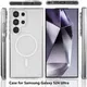 Samsung Galaxy S24 Ultra Hoesje Hard Back Cover met MagSafe Transparant afbeelding 7