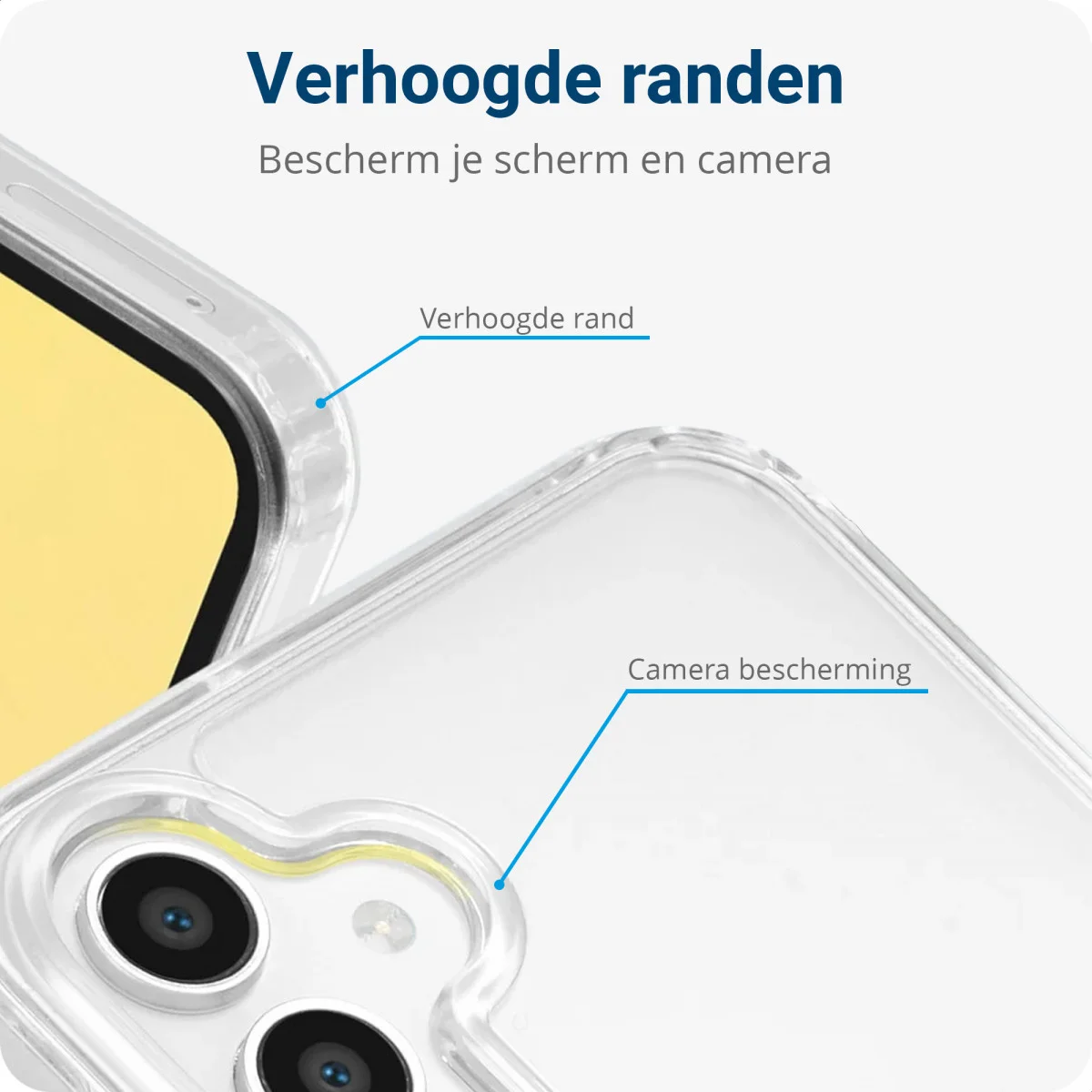 Samsung Galaxy A15 Hoesje Hard Back Cover met MagSafe Transparant afbeelding 4