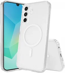 Samsung Galaxy A16 Hoesje Hard Back Cover met MagSafe Transparant afbeelding