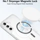 Samsung Galaxy A16 Hoesje Hard Back Cover met MagSafe Transparant afbeelding 3