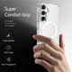 Samsung Galaxy A51 Hoesje Hard Back Cover met MagSafe Transparant afbeelding 5