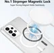 Samsung Galaxy A53 Hoesje Hard Back Cover met MagSafe Transparant afbeelding 2
