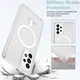 Samsung Galaxy A53 Hoesje Hard Back Cover met MagSafe Transparant afbeelding 4