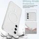 Samsung Galaxy A55 Hoesje Hard Back Cover met MagSafe Transparant afbeelding 3