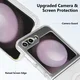 Samsung Galaxy Z Flip 5 Hoesje Hard Back Cover met MagSafe Transparant afbeelding 6
