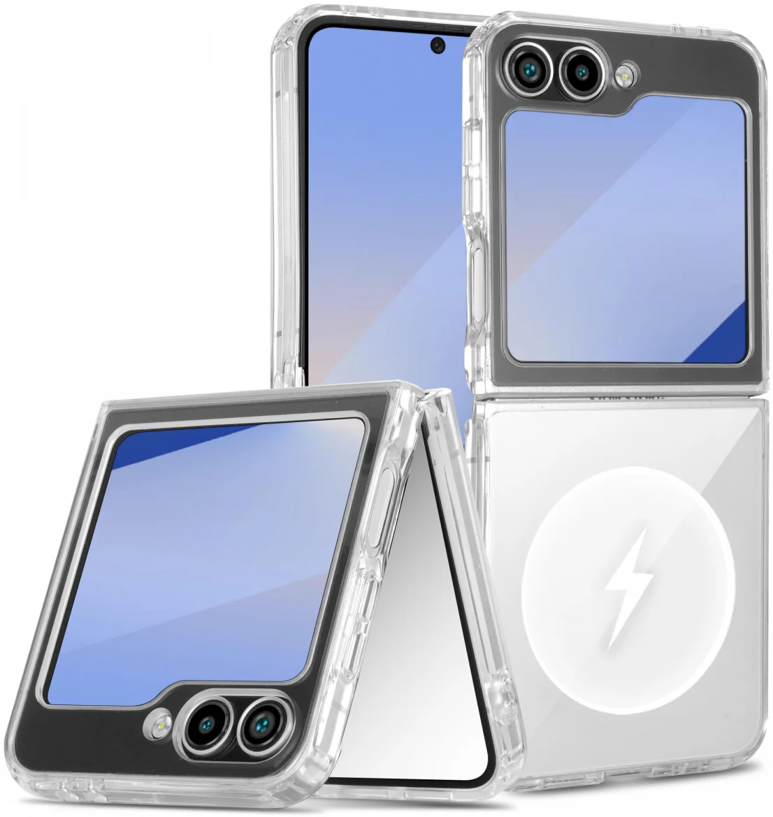 Samsung Galaxy Z Flip 7 FE / 6 Hoesje Hard Back Cover met MagSafe Transparant afbeelding 7