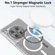 OnePlus 12 Hoesje Hard Back Cover met MagSafe Transparant afbeelding 3