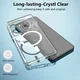 OnePlus 12 Hoesje Hard Back Cover met MagSafe Transparant afbeelding 7