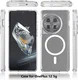 OnePlus 12 Hoesje Hard Back Cover met MagSafe Transparant afbeelding 8