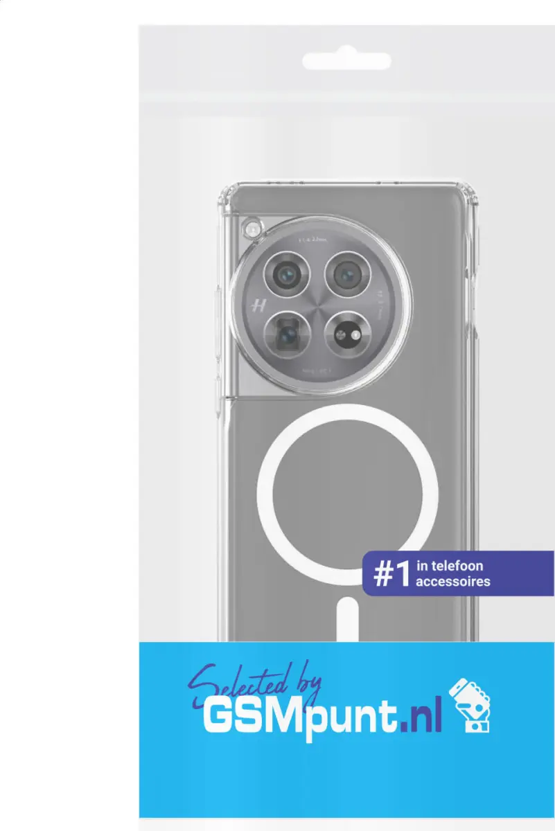 OnePlus 12 Hoesje Hard Back Cover met MagSafe Transparant afbeelding 9