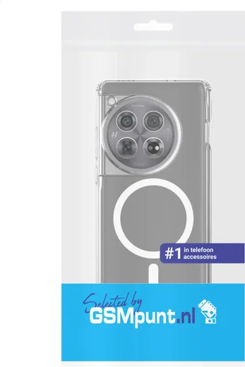 OnePlus 12 Hoesje Hard Back Cover met MagSafe Transparant afbeelding 9