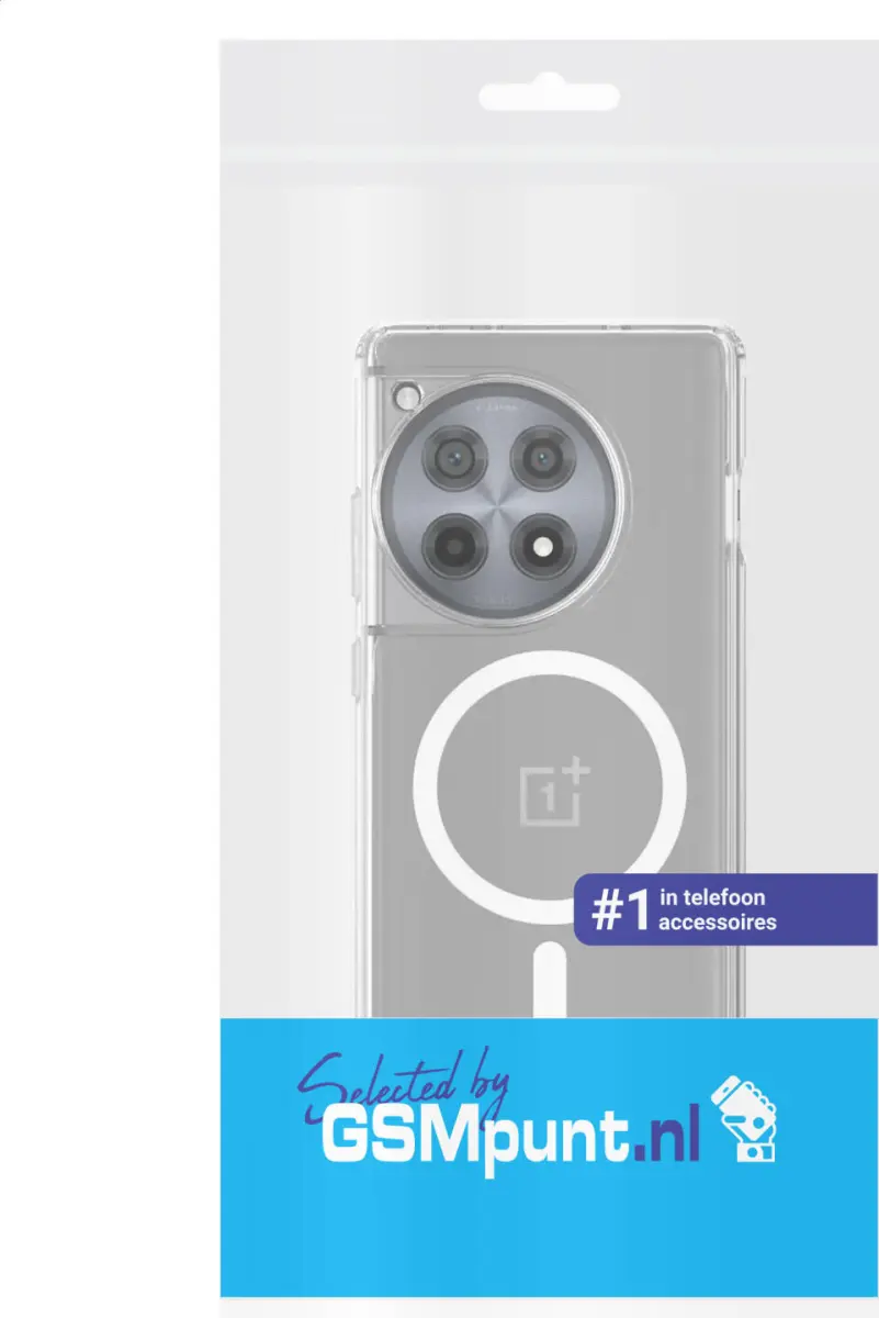 OnePlus 12R Hoesje Hard Back Cover met MagSafe Transparant afbeelding 9