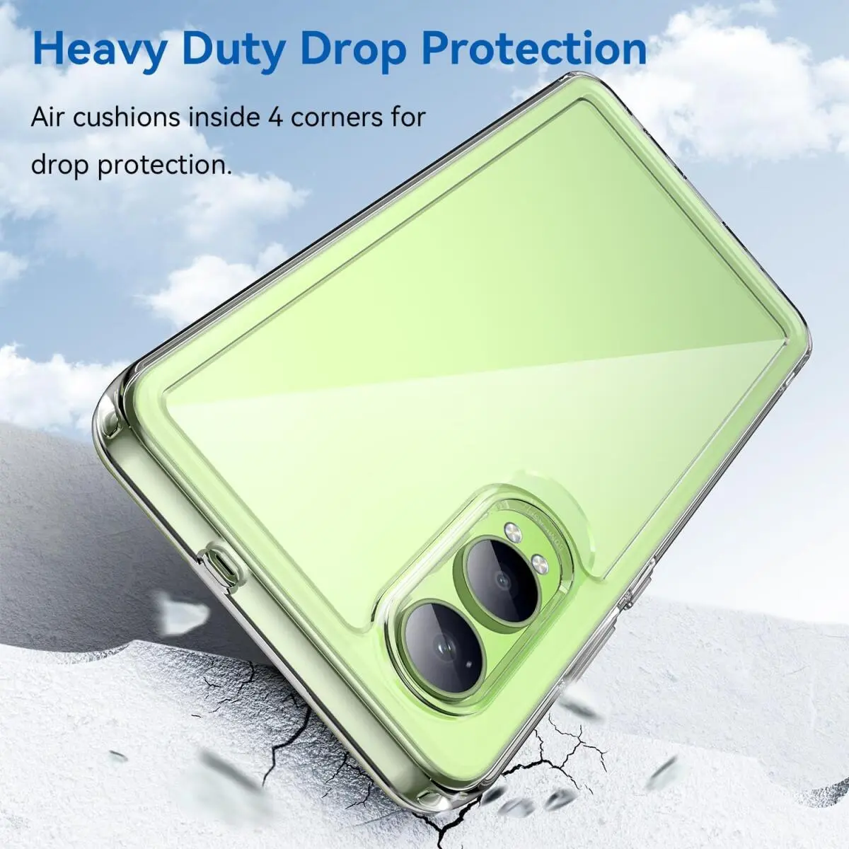 OnePlus Nord CE 4 Lite Hoesje Hard Back Cover met MagSafe Transparant afbeelding 4