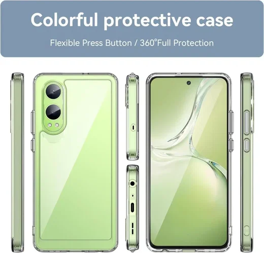 OnePlus Nord CE 4 Lite Hoesje Hard Back Cover met MagSafe Transparant afbeelding 5
