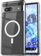 Google Pixel 7a Hoesje Hard Back Cover met MagSafe Transparant afbeelding 2