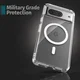 Google Pixel 8 Hoesje Hard Back Cover met MagSafe Transparant afbeelding 4