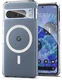 Google Pixel 8 Pro Hoesje Hard Back Cover met MagSafe Transparant afbeelding 2