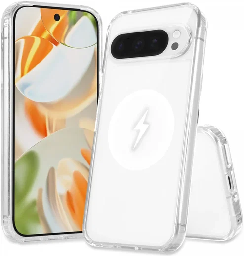Google Pixel 9 / 9 Pro Hoesje Hard Back Cover met MagSafe Transparant afbeelding 7