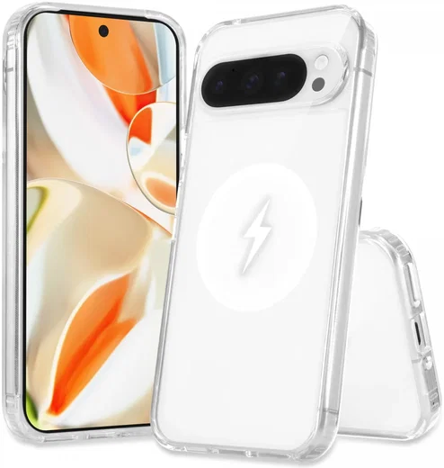 Google Pixel 9 Pro XL Hoesje Hard Back Cover met MagSafe Transparant afbeelding 7