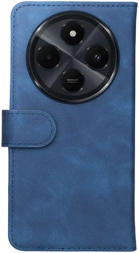 Rosso Element Xiaomi Redmi 14C Hoesje Book Case Wallet Blauw afbeelding 2
